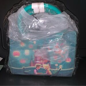 Tangled Rapunzel Princess Castle Lanterns Glow In The Dark Crossbody Loungefly